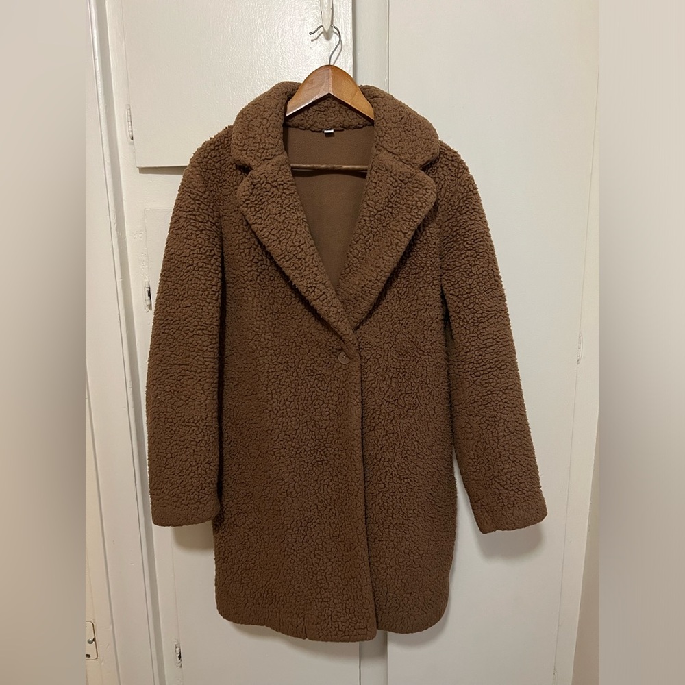 Brown Sheep’s long coat Uniqlo(teddy)